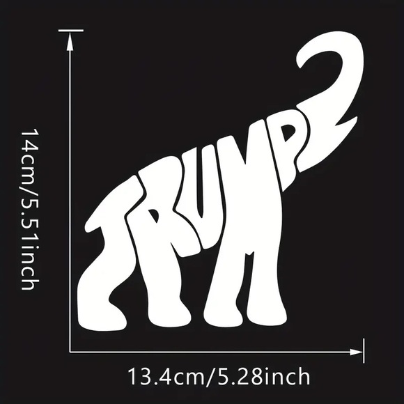🇺🇸”Trump” Republican Elephant High Quality Waterproof Vinyl Decal! - Picture 4 of 6